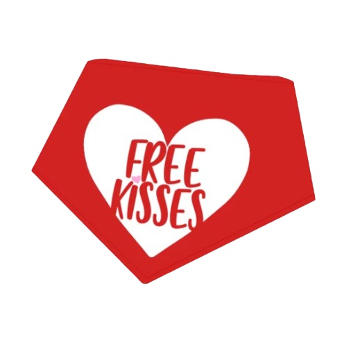Bibby Bubby Bandana - Free Kisses