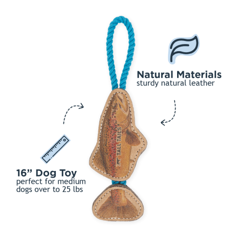 Tall Tails Leather Jointed Trout Tug