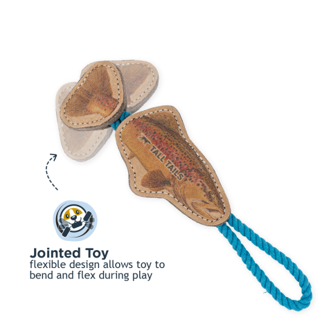 Tall Tails Leather Jointed Trout Tug