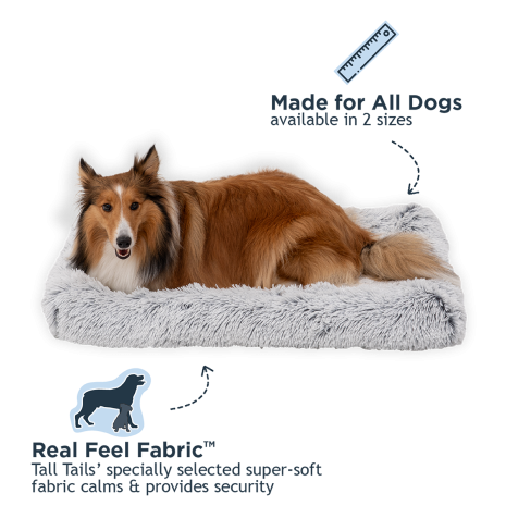 Tall Tails Cuddle Crate Bed Grey