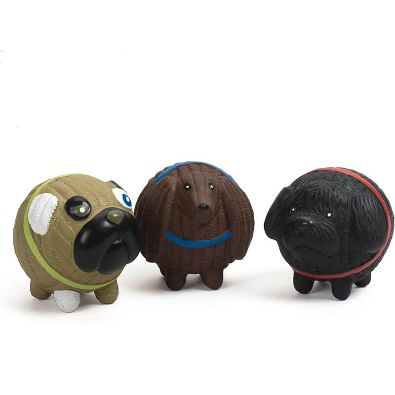 Hugglehounds Ruff-Tex Assorted Mutt Balls 3-Pack