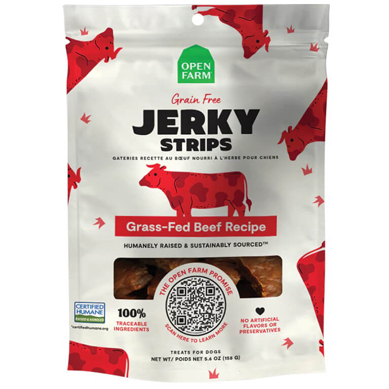 Open Farm Jerky Strips Beef