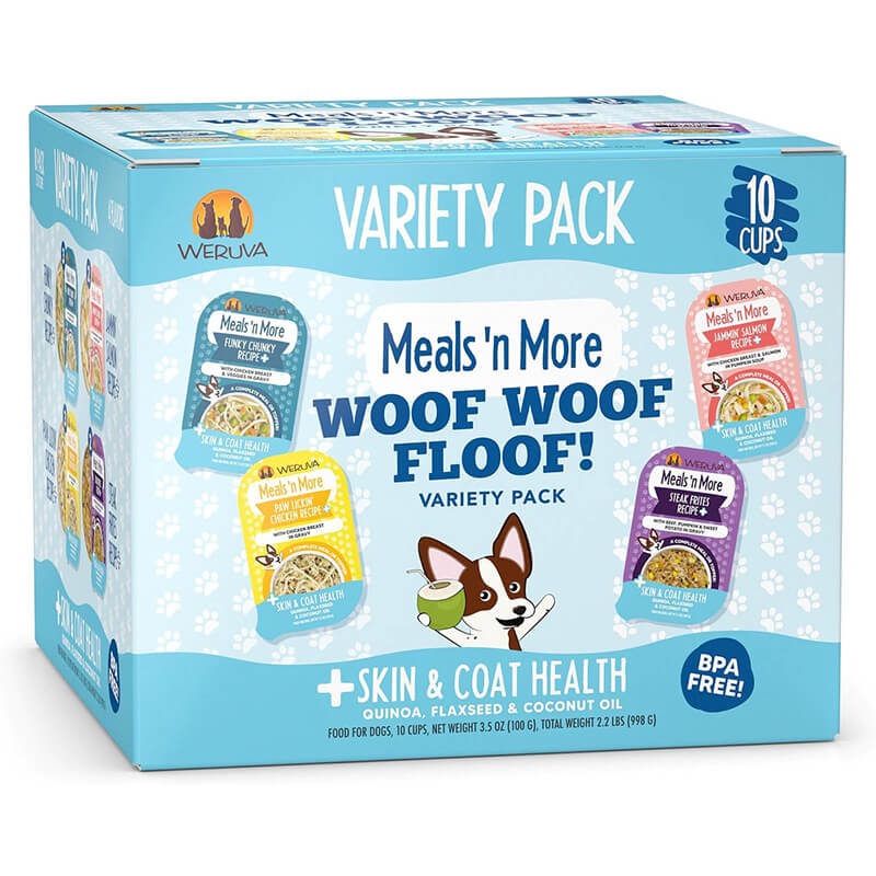 Weruva Meals 'n More Woof Woof Floof Variety Pack