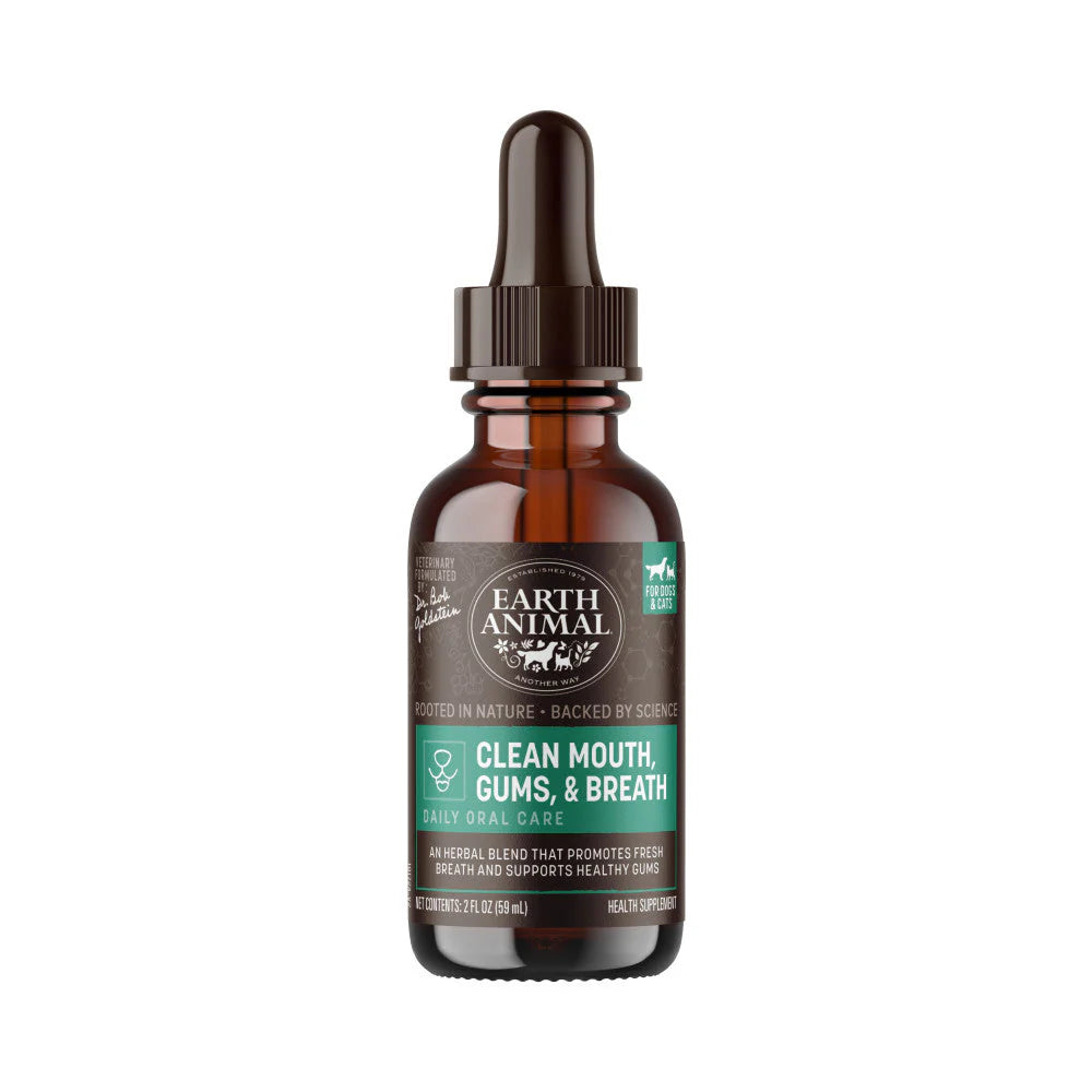Earth Animal Clean Mouth, Gums & Breath Herbal Drops