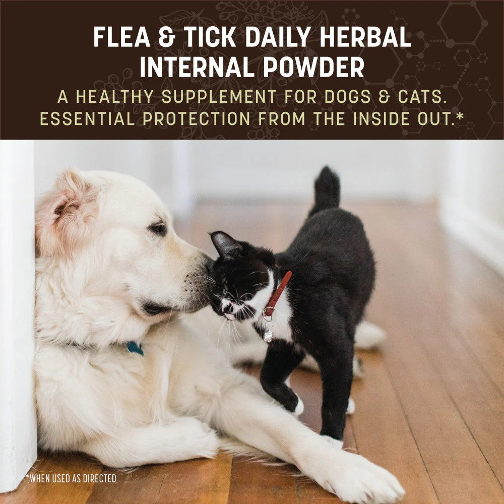 Earth Animal Flea & Tick Internal Herbal Powder (Yeast-Free), 8 oz