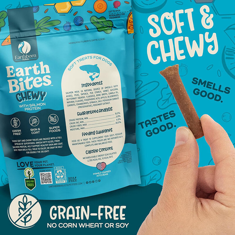 Earthborn Earth Bites Chewy Salmon