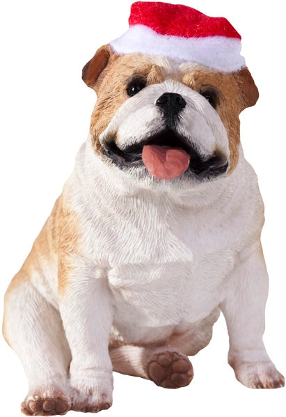 Sandicast Dog Ornament - Bulldog, Fawn