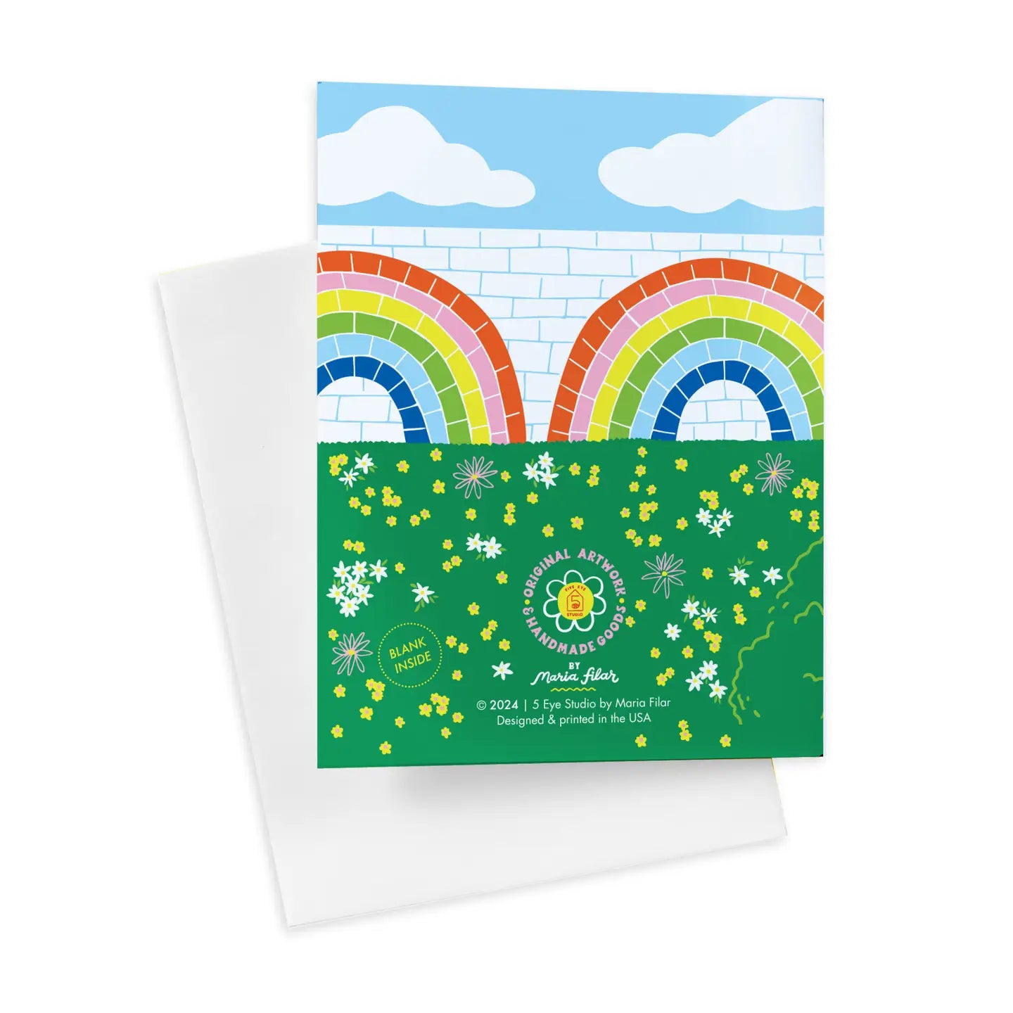 5 Eye Studio Greeting Card - Rainbow Bridge