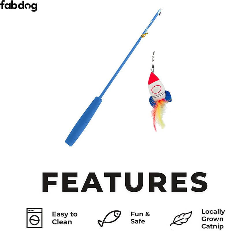 Fabcat Spaceship Teaser Wand