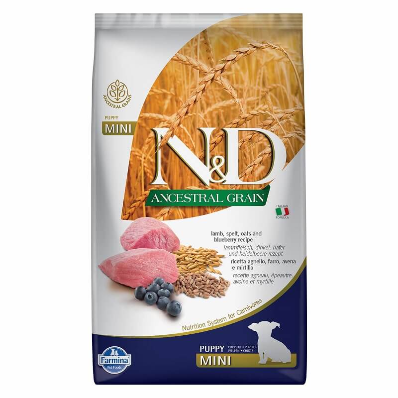 Farmina N&D Ancestral Grain Lamb & Blueberry PUPPY