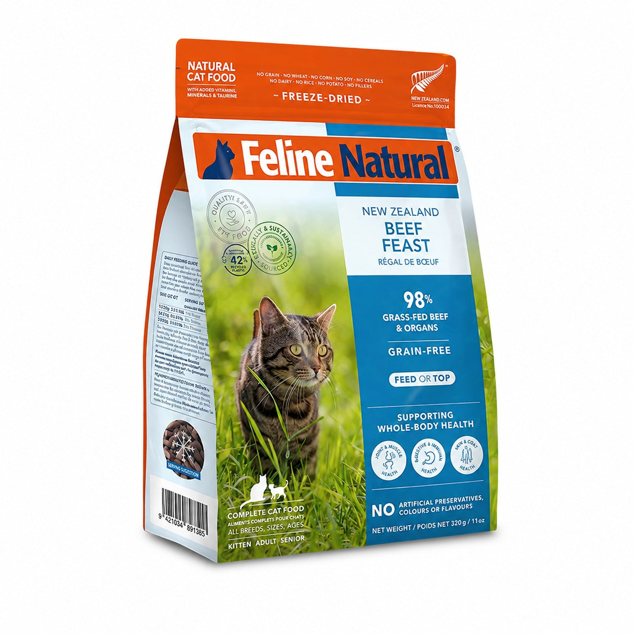 Feline Natural Beef Feast Freeze-Dried Cat Food
