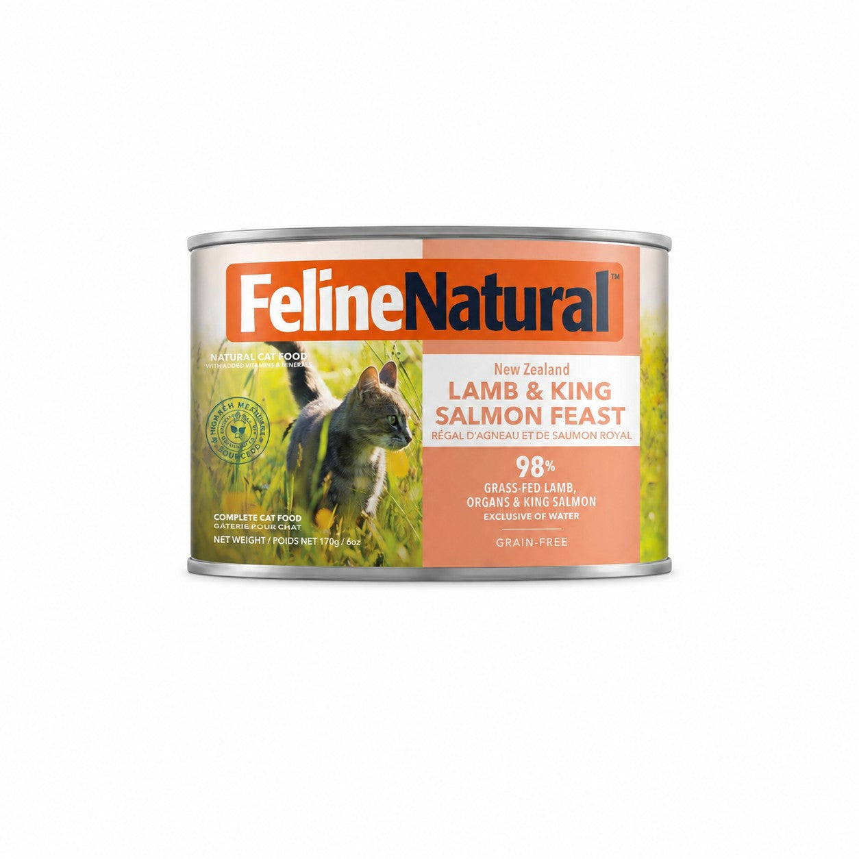 Feline Natural Lamb & King Salmon Feast
