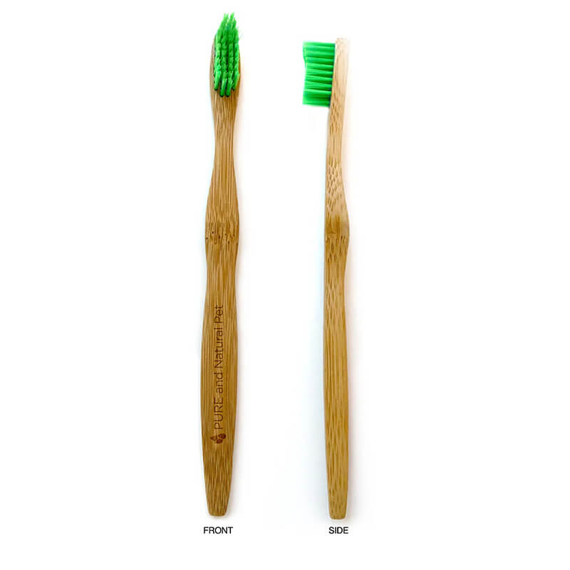 Pure and Natural Organic Tooth Gel and Bamboo Toothbrush for Large Dogs