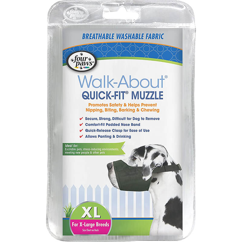 Four Paws Walk-About Quick-Fit Muzzle