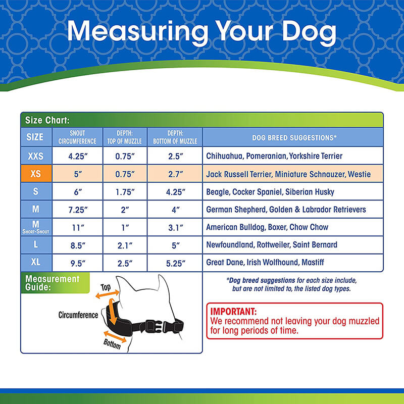 Four Paws Walk-About Quick-Fit Muzzle