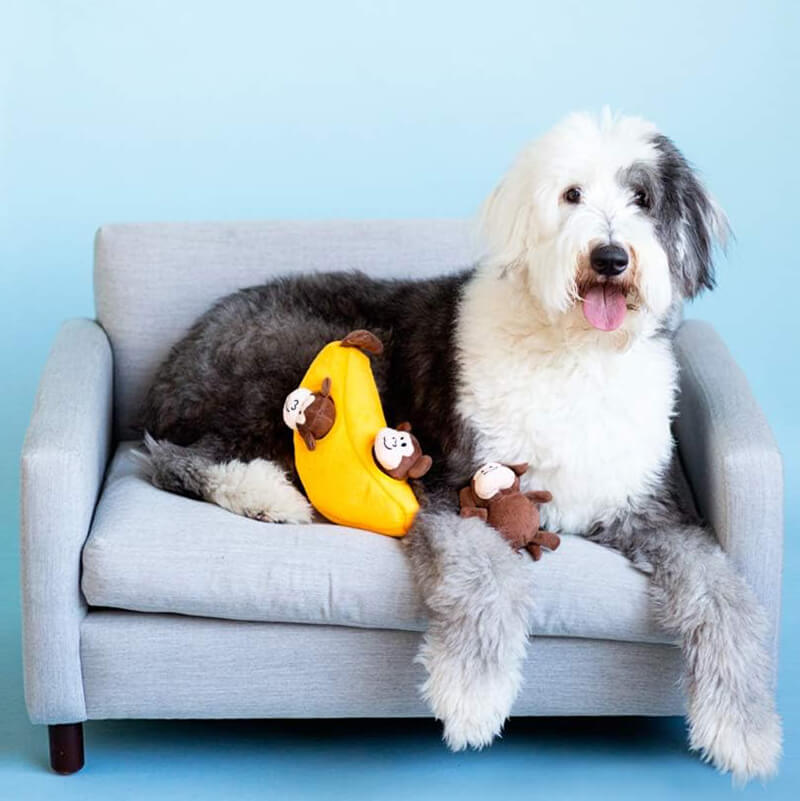 Zippy Paws Burrow Monkey n' Banana