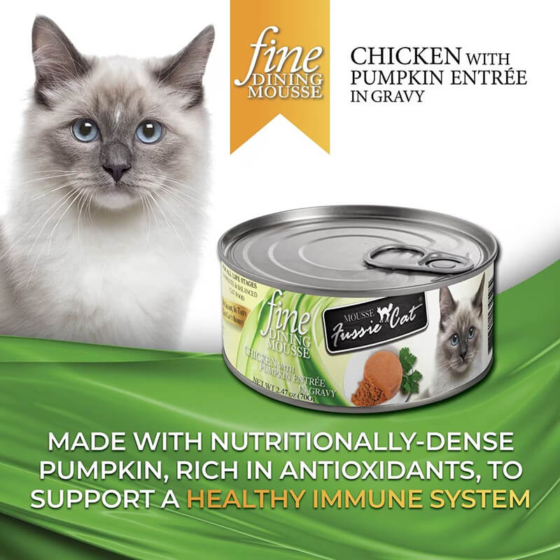 Fussie Cat Fine Dining Mousse Chicken & Pumpkin