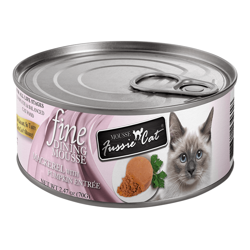 Fussie Cat Fine Dining Mousse Mackerel & Pumpkin