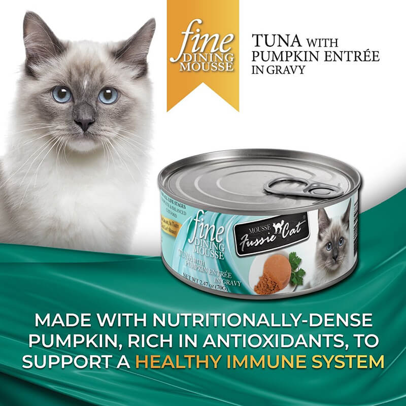 Fussie Cat Fine Dining Mousse Tuna & Pumpkin