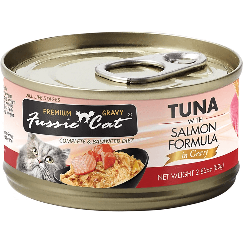 Fussie Cat Premium Tuna & Salmon in Gravy