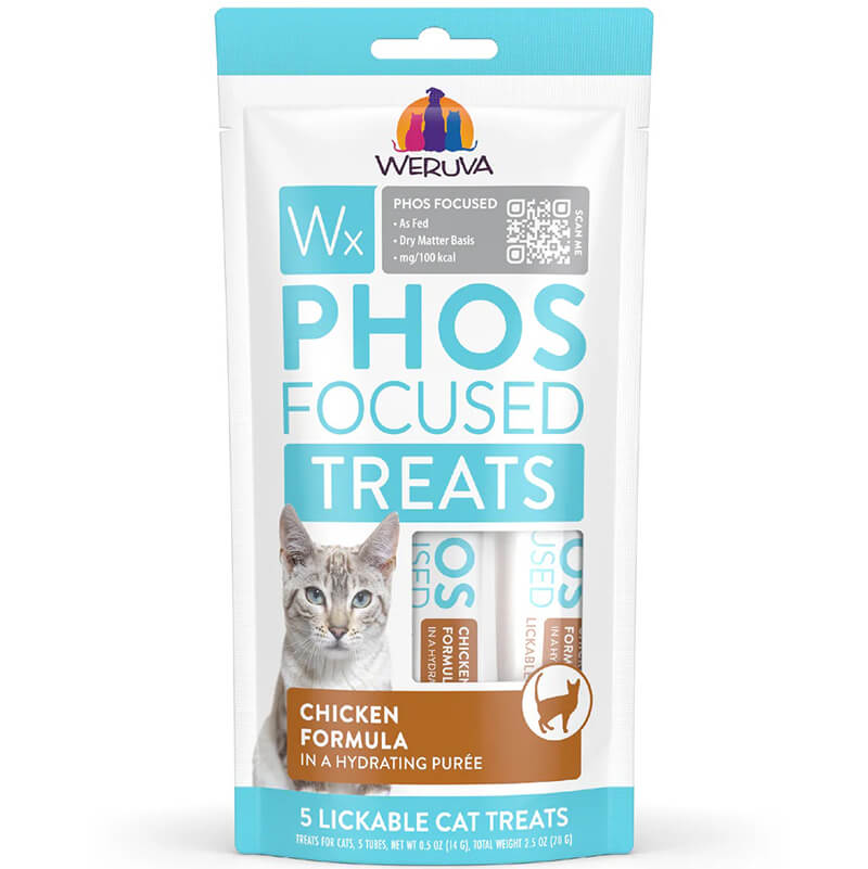 Weruva WX Low Phosphorus Lickable Treat Chicken 5-Pack
