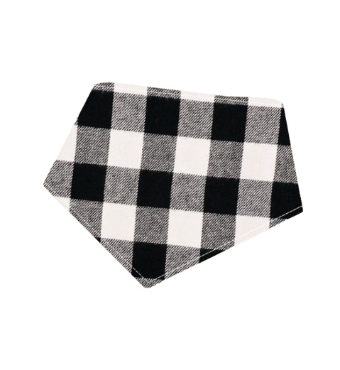 Bibby Bubby Bandana - Black Buffalo Check