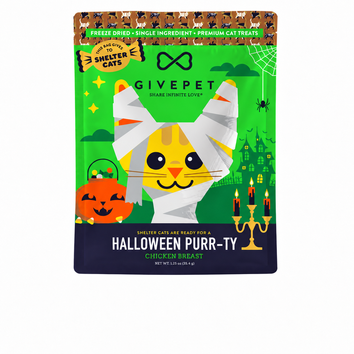 GivePet Halloween Purr-ty Cat Treats