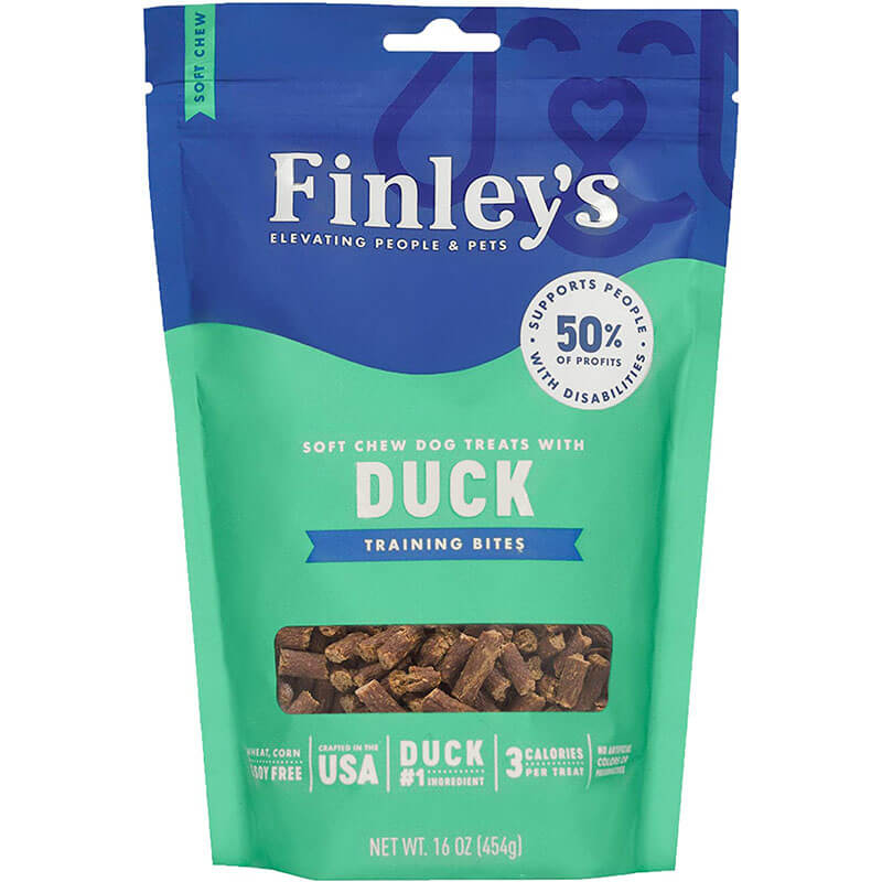 Finley's Soft Chew Training Bites Duck