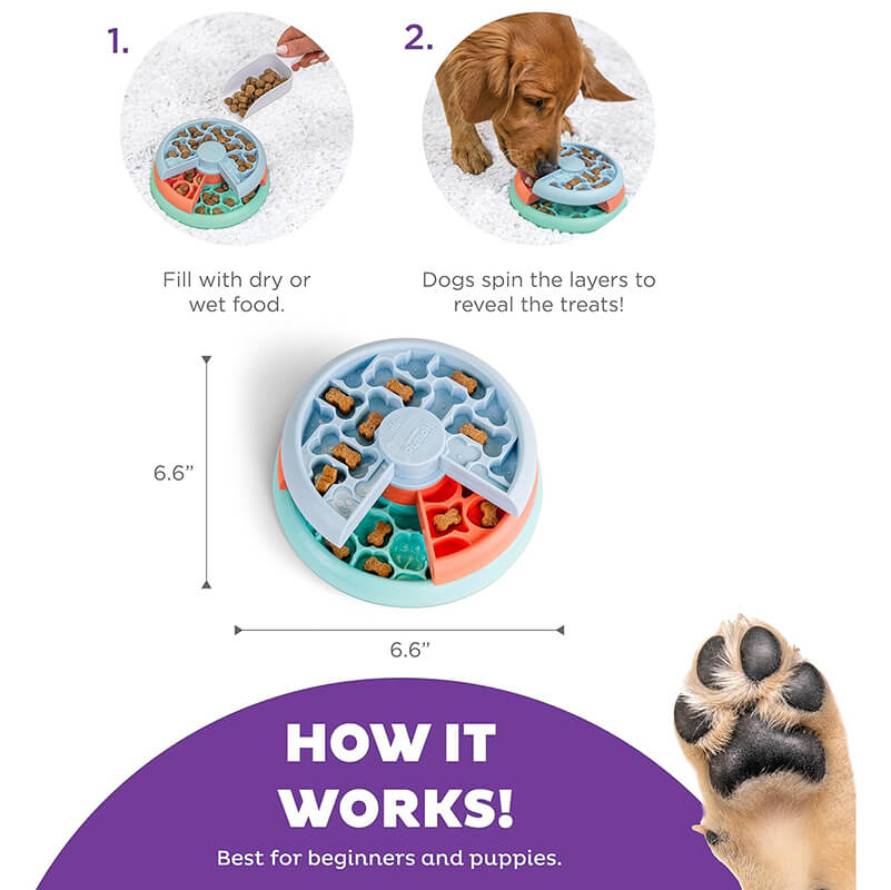 Outward Hound Nina Ottosson Puppy Lickin' Layers Puzzle Game