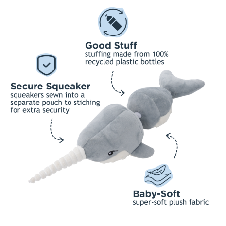 Tall Tails Holiday Narwhal