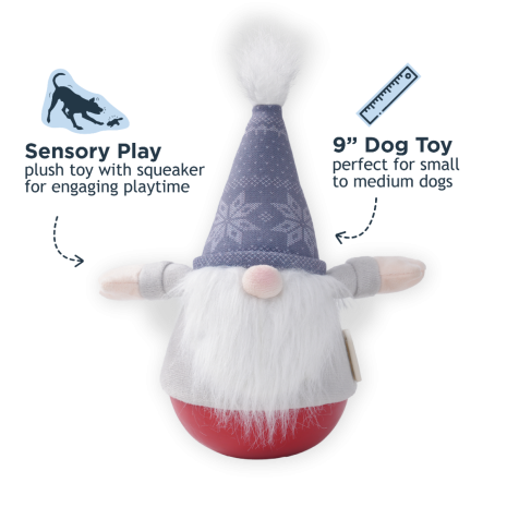 Tall Tails Holiday Rolly Gnome