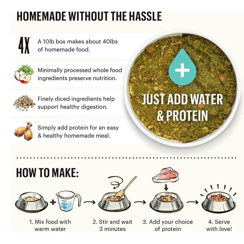 Honest Kitchen Dehydrated Base Mix Whole Grain Fruit & Veggie