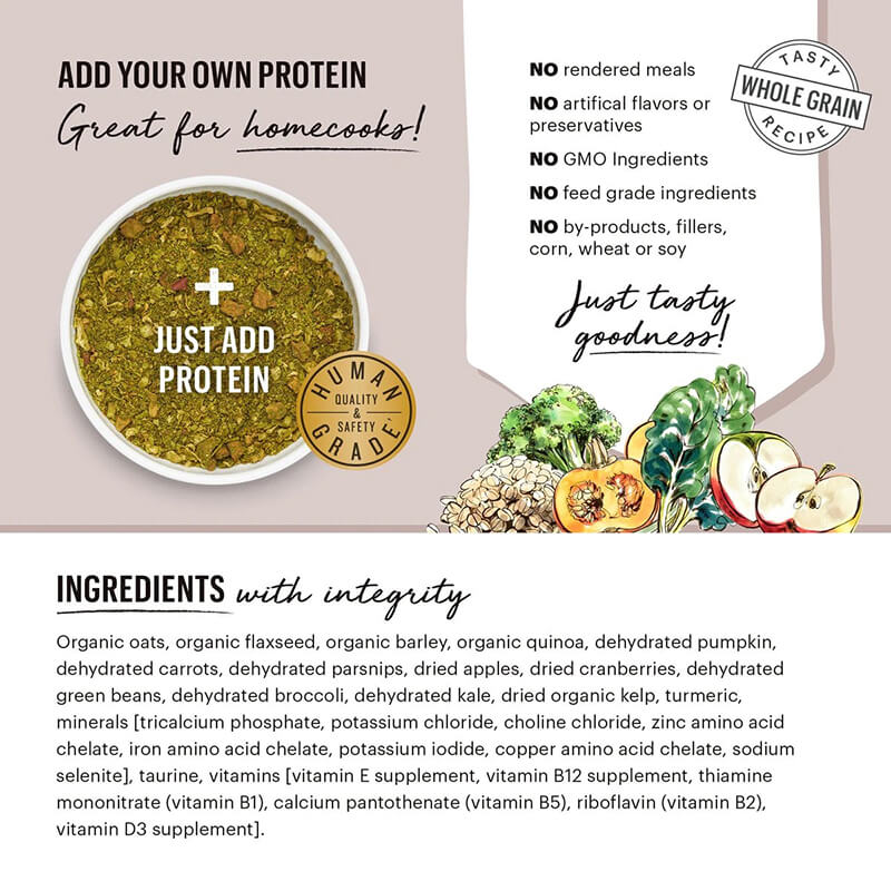 Honest Kitchen Dehydrated Base Mix Whole Grain Fruit & Veggie