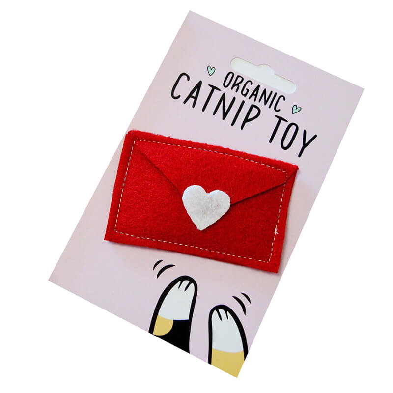 Housecat Club Catnip Love Note Red