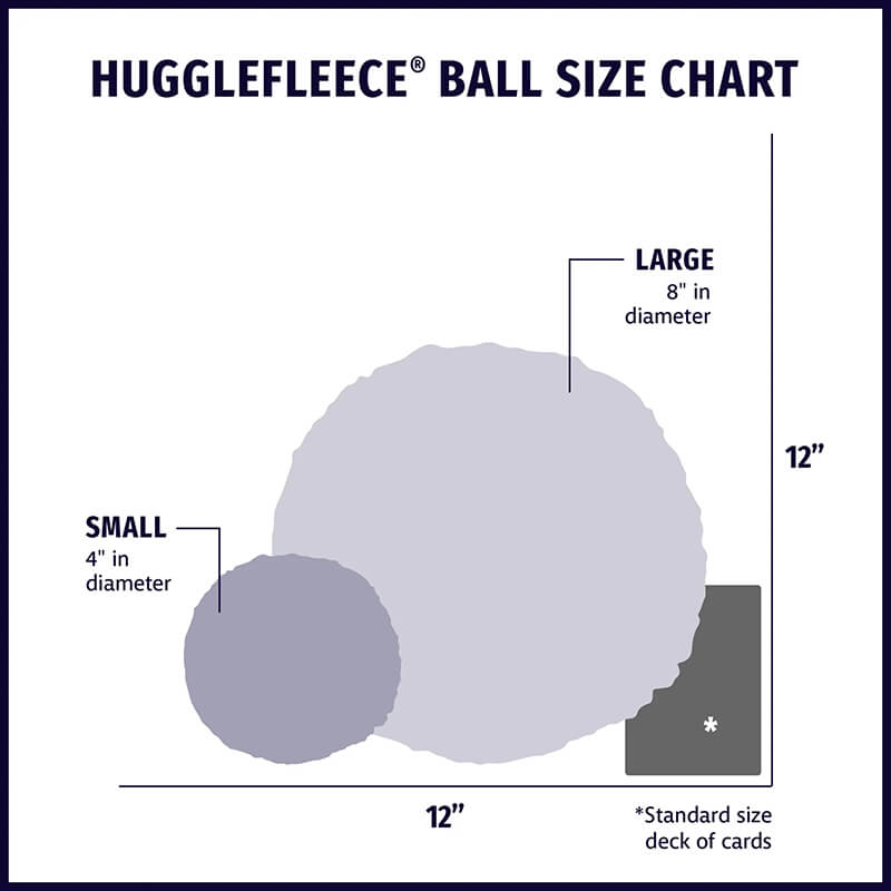 HuggleHounds Fleece Ball