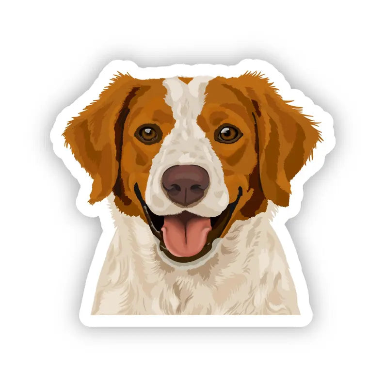 Happy Sploot Designs Vinyl Sticker - Brittany