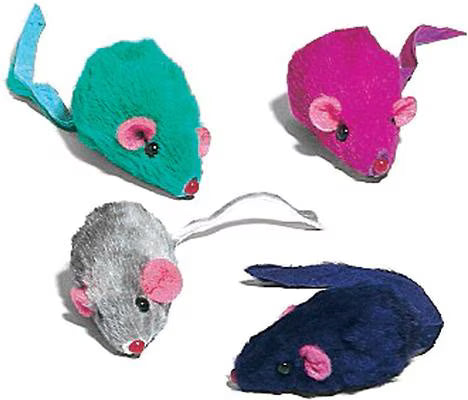 Spot Plush Rattle Mice 12-Pack