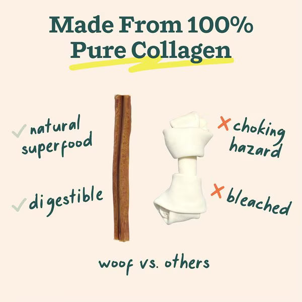Woof BullySafe Collagen Chew 6"