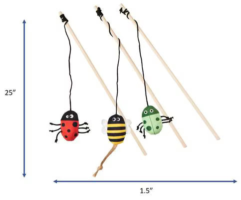 Spot Love The Earth Insect Teaser Wand