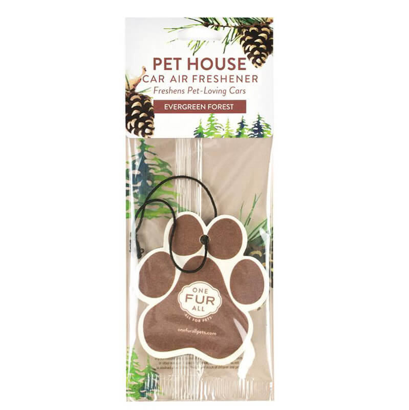 One Fur All Pet House Car Air Fresheners Evergreen Forest