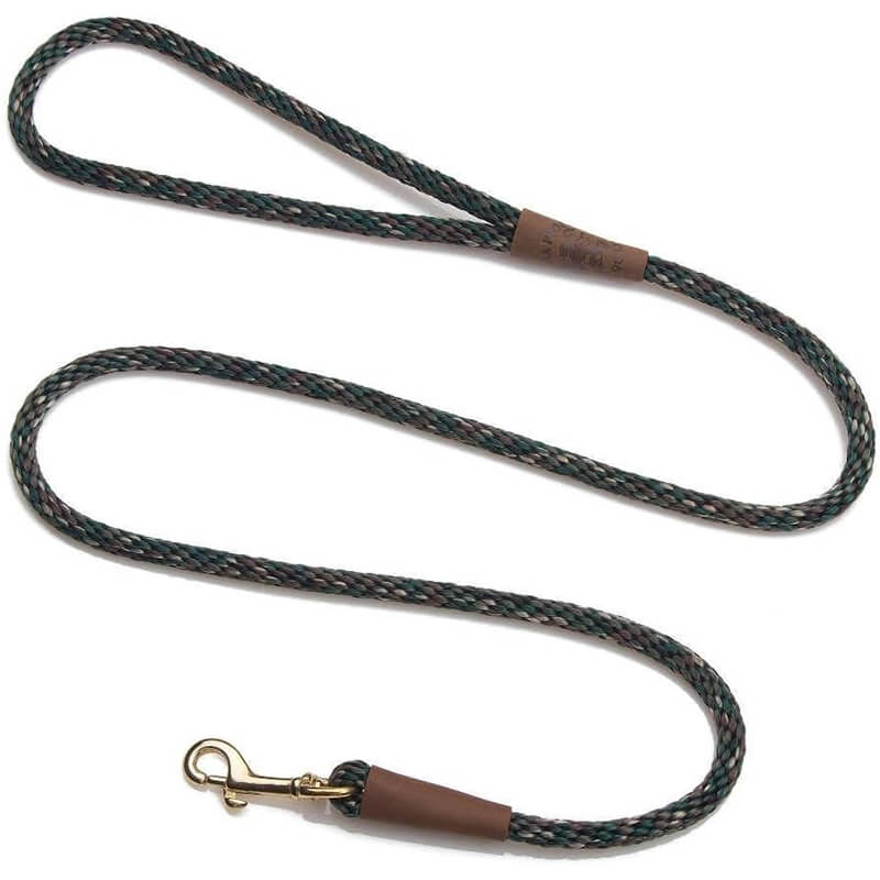 Mendota Rope Snap Leash Camo 1/2" x 6'