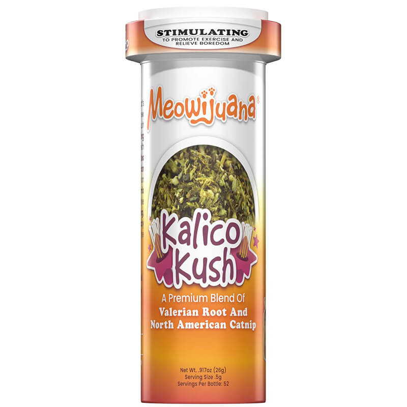 Meowijuana Kalico Kush Catnip & Valerian Root Blend