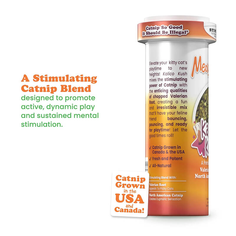 Meowijuana Kalico Kush Catnip & Valerian Root Blend