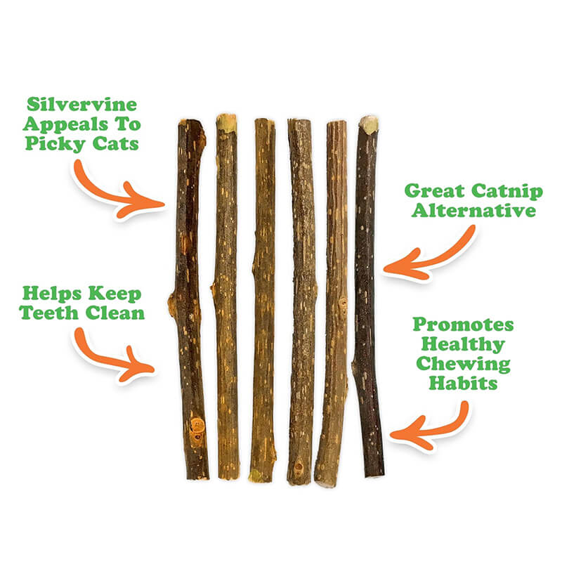 Meowijuana King-Size Silvervine Sticks