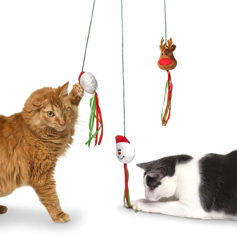 Midlee Christmas Cat Wand