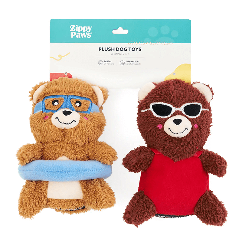 Zippy Paws Cheeky Chums Jr. Poolside Fun 2-Pack