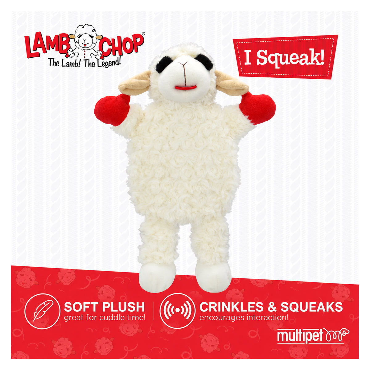 Multipet Lamb Chop Crinkle
