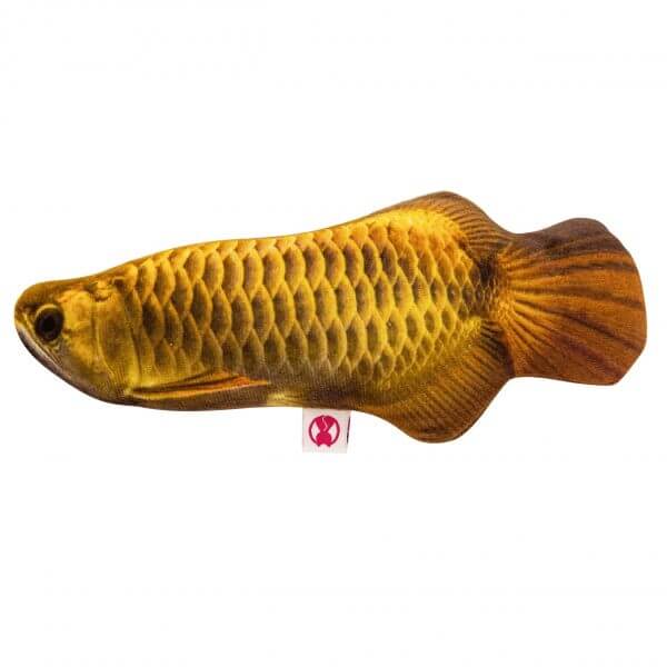 Natural Cat Toy Silver Vine Arowana Cuddle Fish