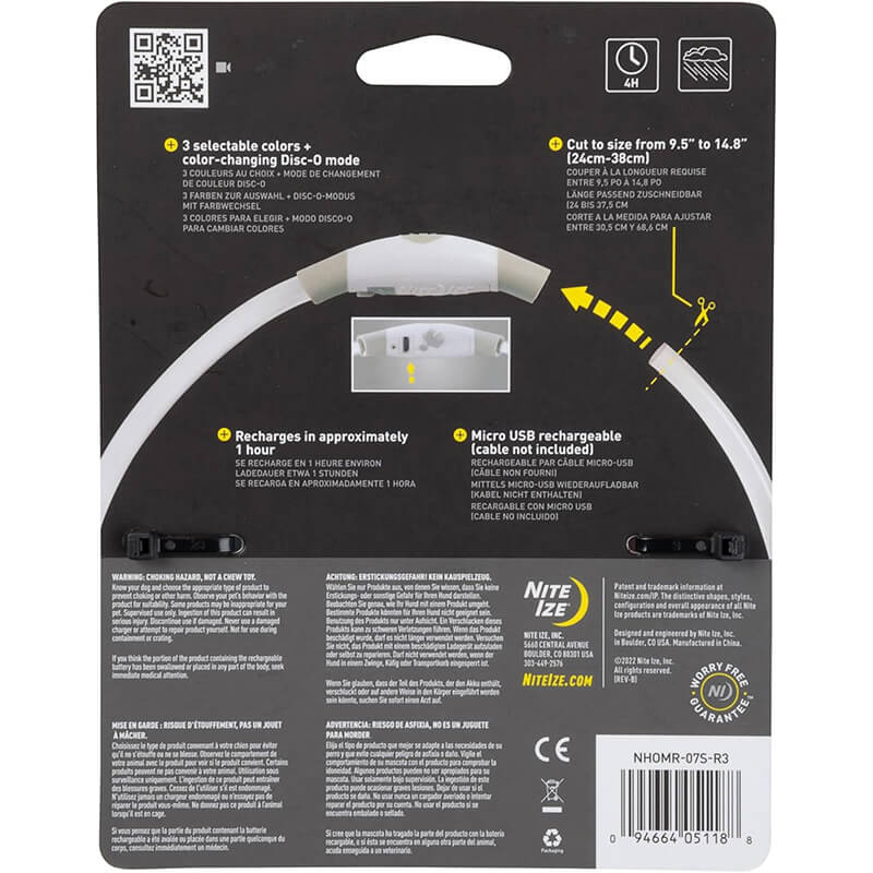 Nite Ize NiteHowl® Mini Rechargeable LED Safety Necklace - Disc-O Select™