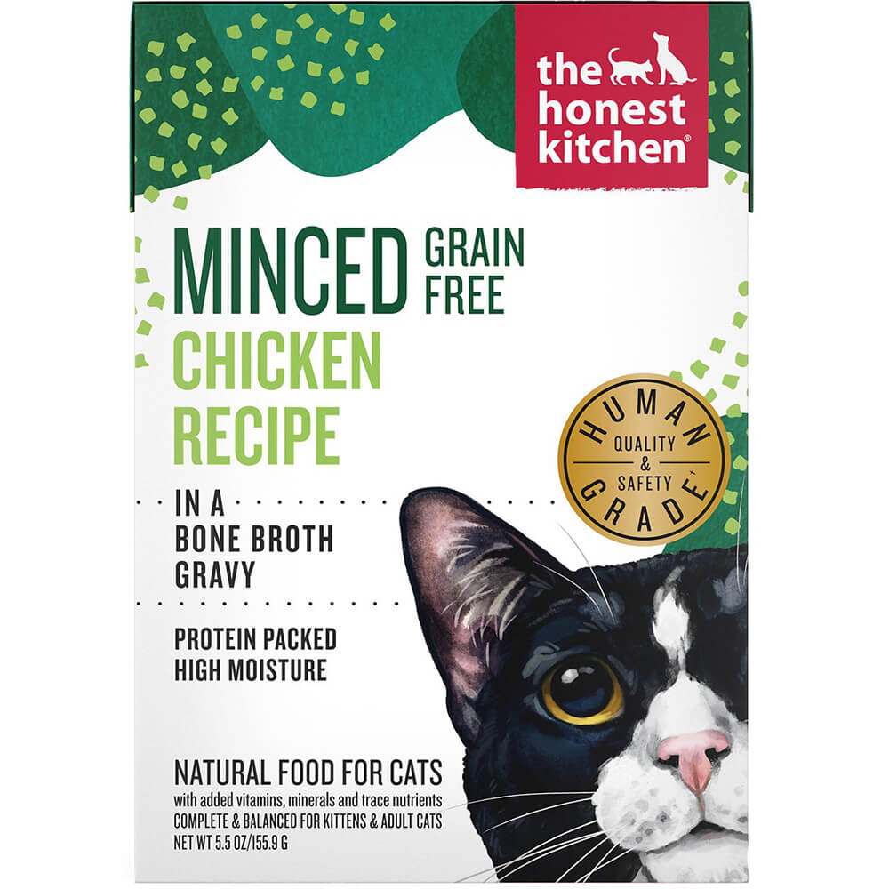 Honest Kitchen Minced Chicken in Bone Broth Gravy